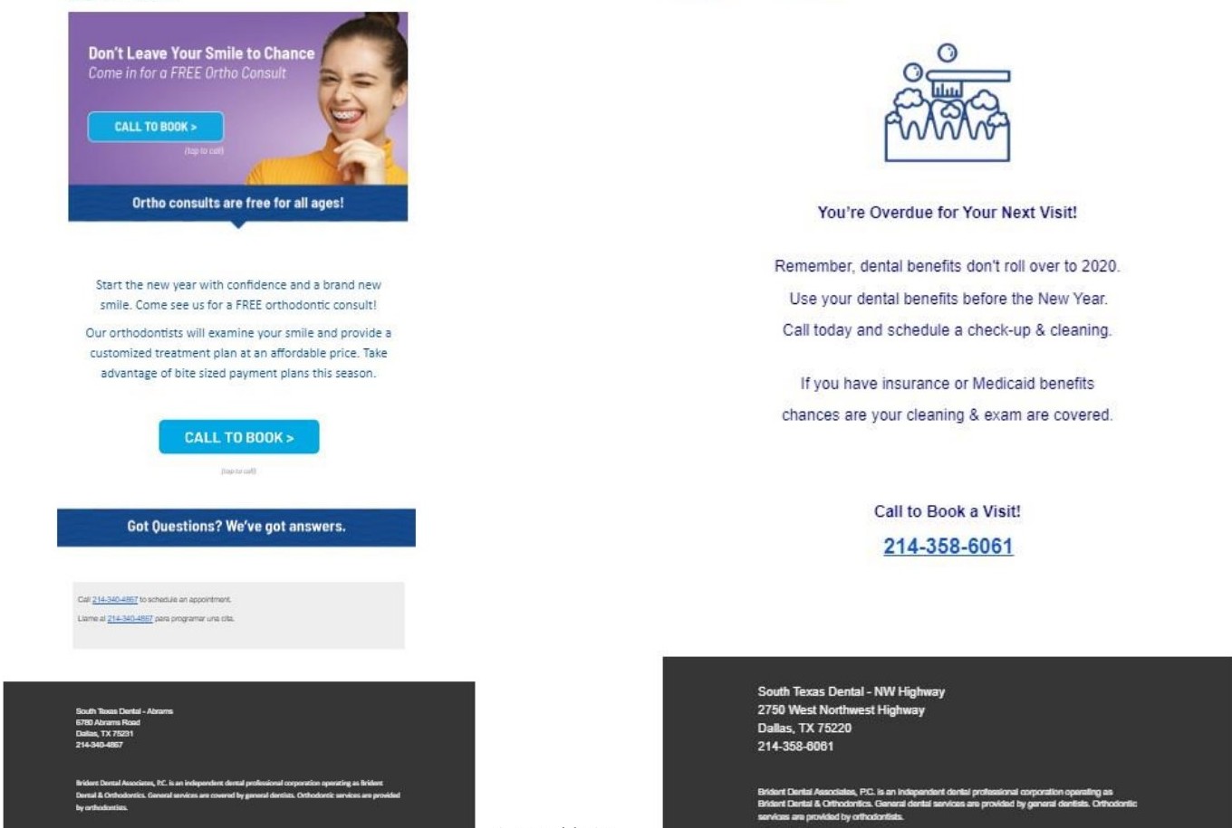 Western Dental email marketing